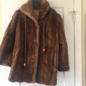 Tissavel Of France Faux Fur Coat